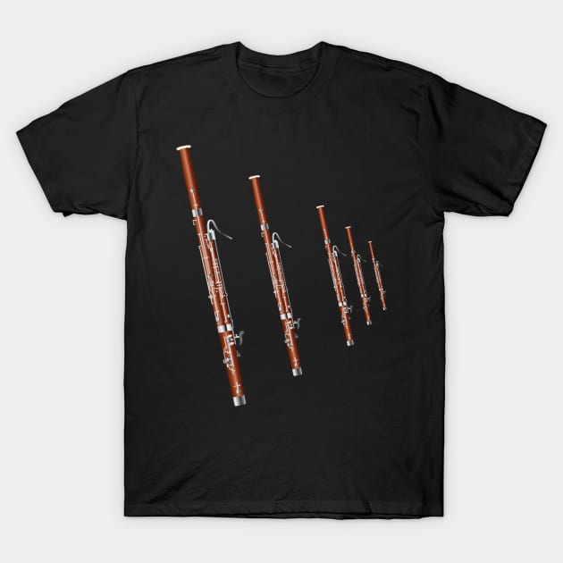 bassoons T-Shirt by kobyakov